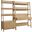 Bixby 2 Piece Wood Office Desk And Bookshelf In Oak EEI-6112-OAK