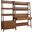 Bixby 2 Piece Wood Office Desk And Bookshelf In Walnut EEI-6112-WAL