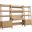 Bixby 3 Piece Wood Office Desk And Bookshelf In Oak EEI-6115-OAK