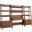 Bixby 3 Piece Wood Office Desk And Bookshelf In Walnut EEI-6115-WAL