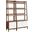 Bixby Wood Bookshelves Set of 2 In Walnut White
