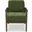 Bixler Showood Accent Chair In Olive
