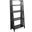 Black Walnut 60 Inch Folding Bookcase In Black