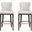 Blair Barstool Set of 2 In White