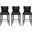 Blair Barstool Set of 3 In Black