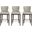Blair Barstool Set of 3 In Stone