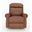 Blair Big and Tall Power Recliner with Power Head Rest In Saddle
