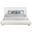 Blair Chenille Fabric Upholstered Full Bed In Cream