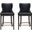 Blair Counter Stool Set of 2 In Black