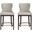 Blair Counter Stool Set of 2 In Stone