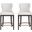 Blair Counter Stool Set of 2 In White