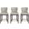 Blair Counter Stool Set of 3 In Stone