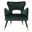 Blair Wingback Accent Chair in Green