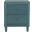 Blaise Steel Teal Accent Stand with 2 Storage Drawers