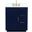 Blake 30 Inch Single Bathroom Vanity In Blue With Backsplash