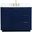 Blake 42 Inch Single Bathroom Vanity In Blue With Backsplash