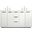Blake 60 Inch Double Bathroom Vanity In White