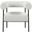 Blake Boucle Fabric Accent Chair In Cream