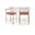 Blake Boucle Fabric Counter Stool Set of 2 In Cognac