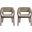 Blake Dining Armchair Set of 2 In Linen