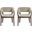 Blake Dining Armchair Set of 2 In Natural