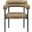 Blake Vegan Leather Dining Chair Set of 2 In Tan