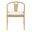 Blanche Side Chair In White and Natural