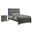 Blaze Youth Panel Bedroom Set In Gray