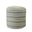 Blinkz Striped Hand-Woven Ottoman Pouf In Green