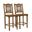 Bliss Bar Chair Set of 2 In Spice Tan
