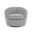 Bliss Swivel Lounge Chair In Husky Grey