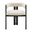 Blixa Armchair In Black and Beige