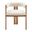 Blixa Armchair In Natural and Beige