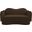 Bloom Velvet Loveseat In Brown Velvet