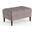 Bloomfield Performance Velvet Rectangular Ottoman In Platinum