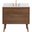 Boise 36 Inch Bathroom Vanity In Walnut Brown With Backsplash