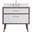 Boise 36 Inch Bathroom Vanity In White With Backsplash