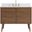 Boise 42 Inch Bathroom Vanity In Walnut Brown With Backsplash