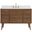 Boise 48 Inch Bathroom Vanity In Walnut Brown With Backsplash