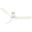 Bolsa 60 Inch Ceiling Fan with LED Light Kit and Handheld Remote In Fresh White