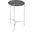 Bolt Polished Stainless Steel And Black Marble Top 21 Inch End Table