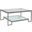 Metal Designs Bonaire Rectangular Cocktail Table In Argento