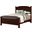 Bonanza California King Poster Bed In Merlot