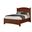 Bonanza Queen Poster Storage Bed In Cherry