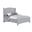 Bonanza Queen Poster Storage Bed In Gray