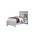 Bonanza Twin Mansion Storage Bed In Gray
