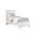 Bonanza Twin Mansion Storage Bed In White