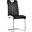Bono Faux Leather Modern Dining Side Chair Set of 2 In Black And White