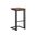 Boone Barstool Set of 2 In Black and Bravo Cognac