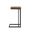 Boone Barstool Set of 2 In Black and Bravo Cognac